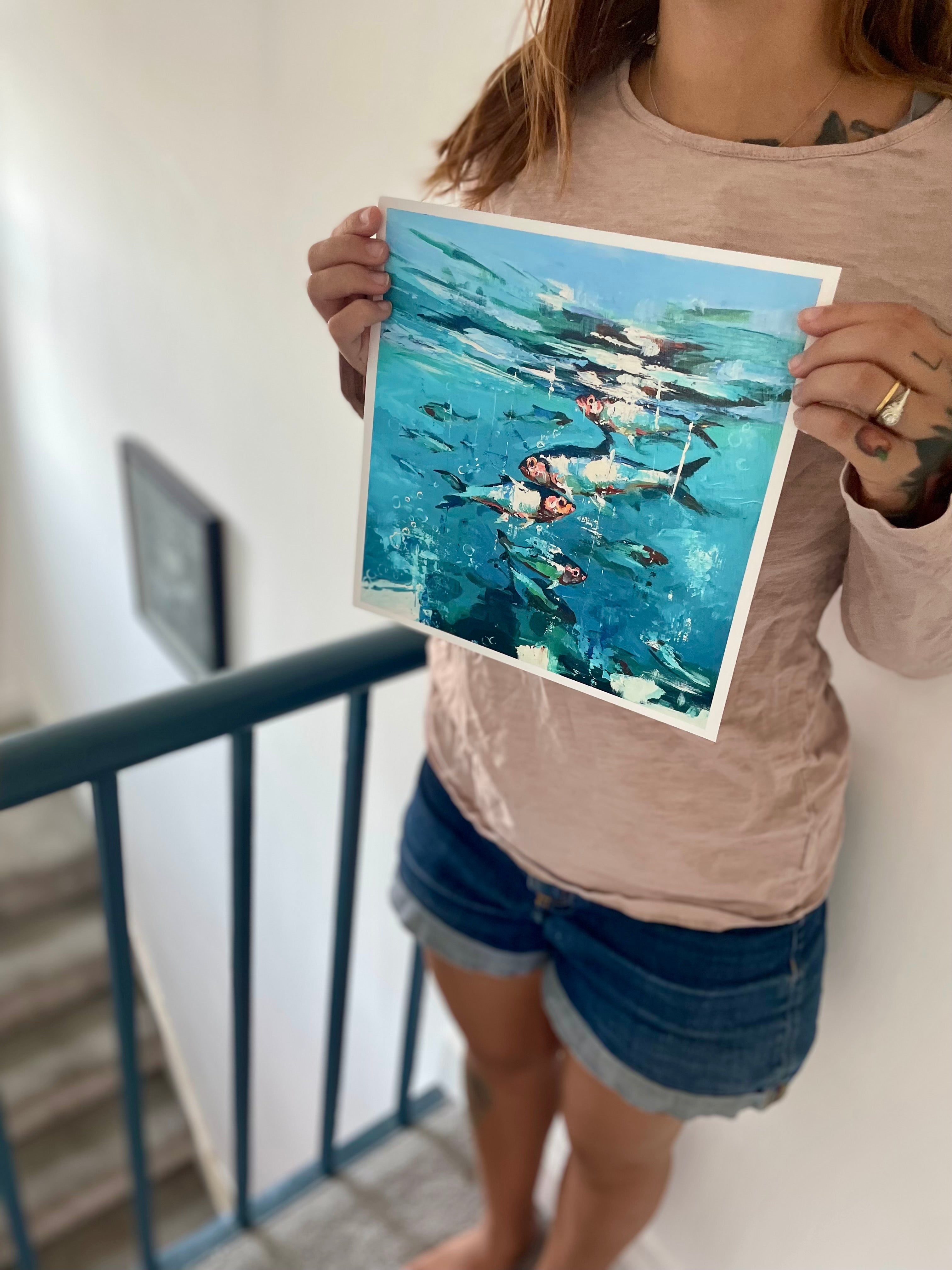 Underwater Fish Print