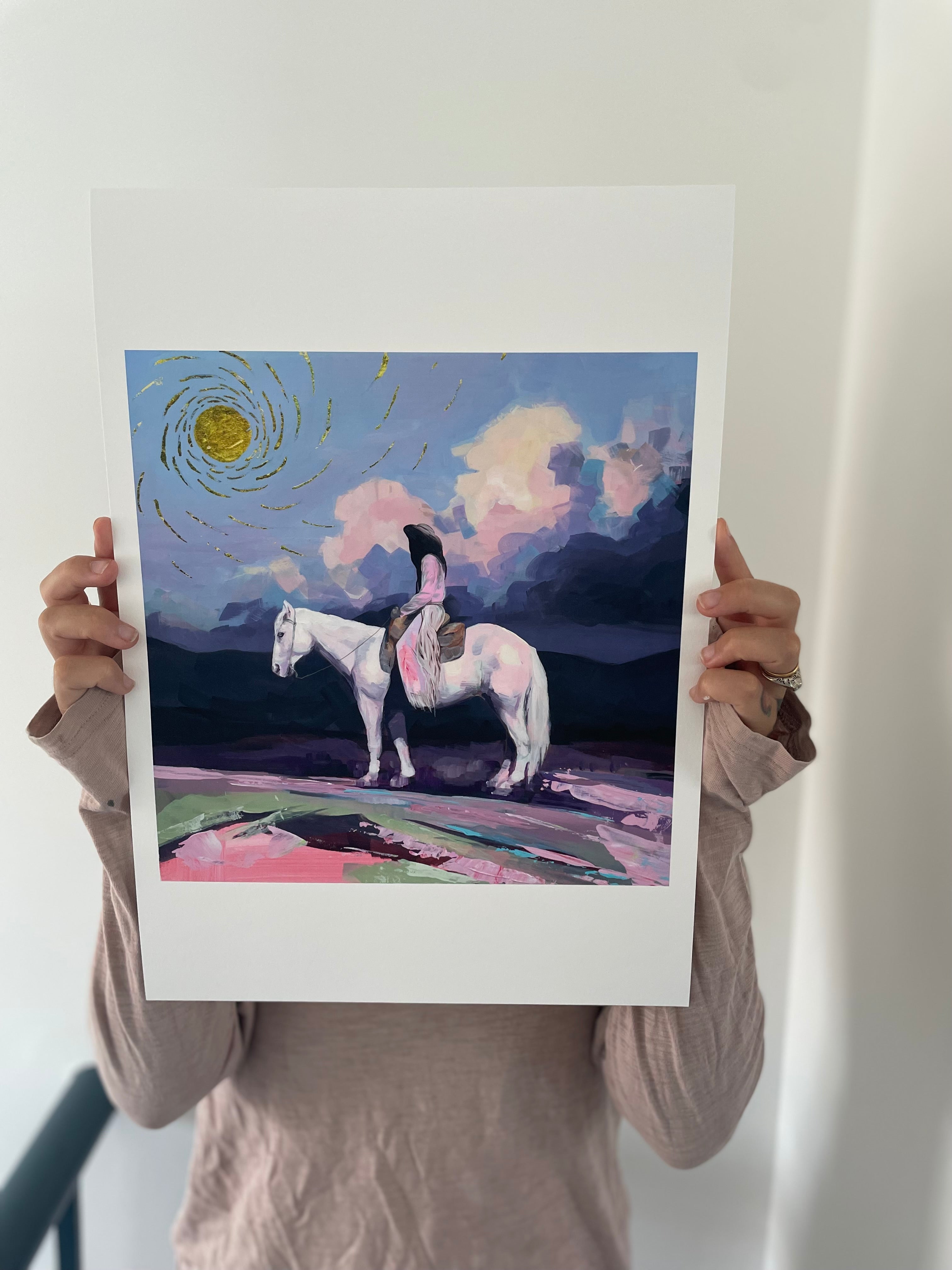 Lone Rider Print