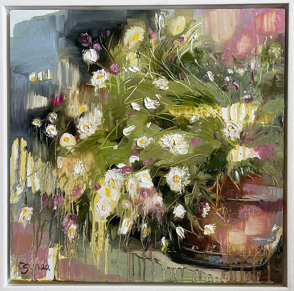 Pot of Daisies