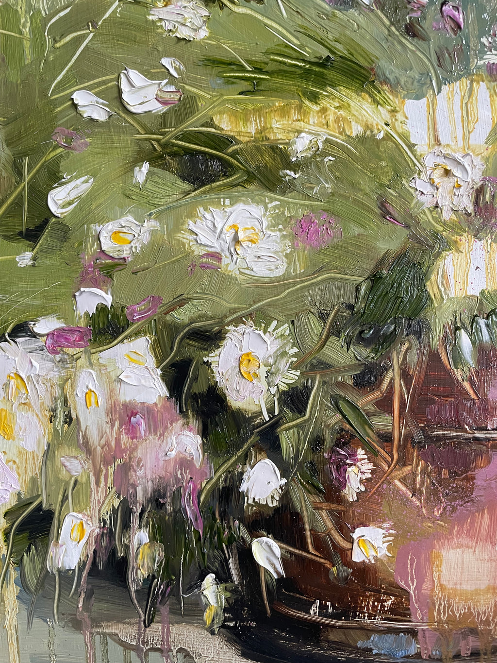 Pot of Daisies